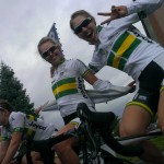 Australian Women Cycling Team World Cup Road Race, Sweden